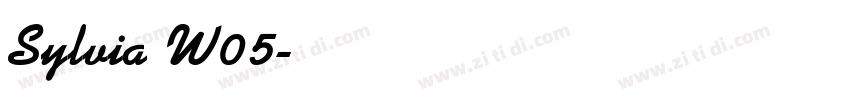 Sylvia W05字体转换